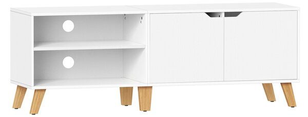 Comoda TV Vasagle Alb 140x40x45 cm