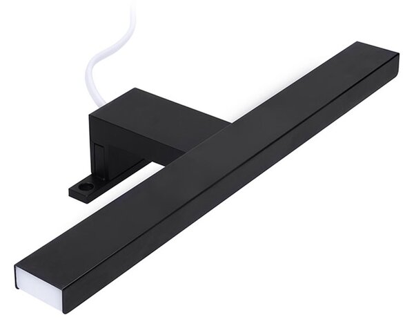 Mereo, Iluminat LED pentru baie Mereo deasupra oglinzii, negru, 40 cm, 7 W, 455 lm, 4000 K, IP44, 230 V, MER-CN700B40
