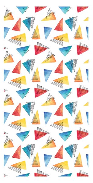 Tapet - Triunghiuri colorate