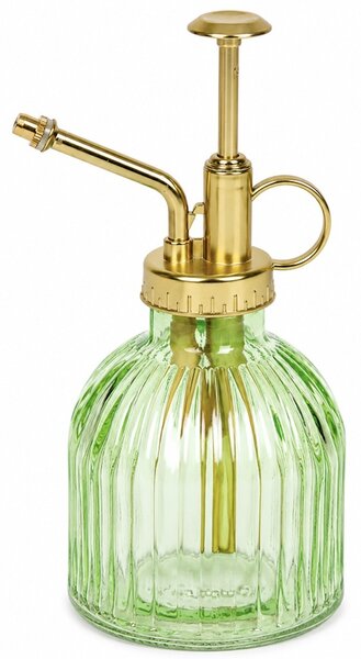 Sticla pentru udarea plantelor Pufo Elegant, pulverizator decorativ pentru interior, 200 ml, verde
