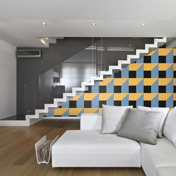 Tapet - Abstracție geometrică colorată I