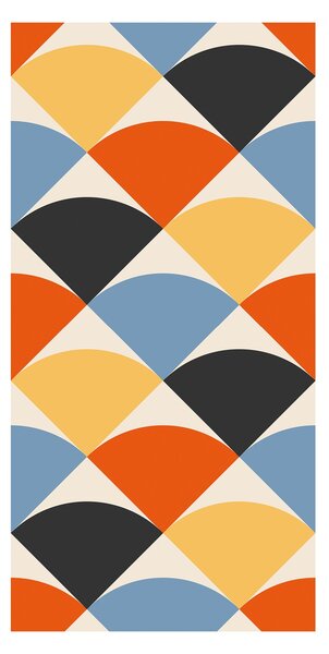 Tapet - Abstracție geometrică colorată III
