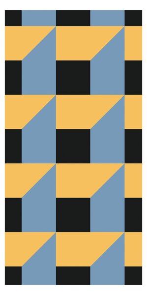 Tapet - Abstracție geometrică colorată I