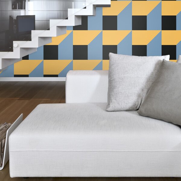 Tapet - Abstracție geometrică colorată I