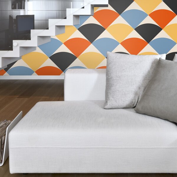 Tapet - Abstracție geometrică colorată III