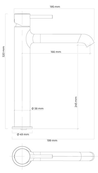 Oltens Molle baterie lavoar stativ cupru periat 32403610