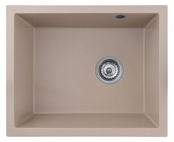 Gamma Decor 5040, chiuvetă granit cu 1 compartiment 560x460x180 mm, bej, GMA-ZLE000083