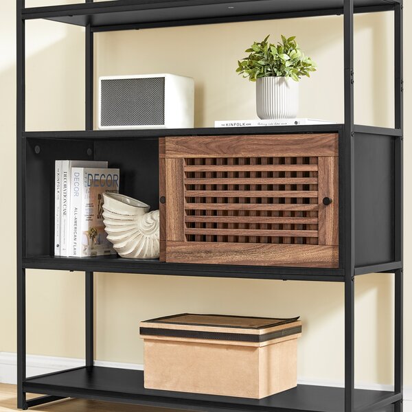 Biblioteca Vasagle Gri 100x35x180 cm
