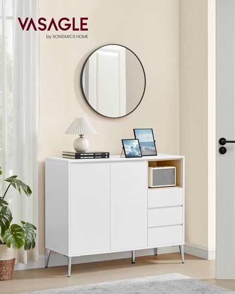 Consola Vasagle Alb 40x103.5x85 cm