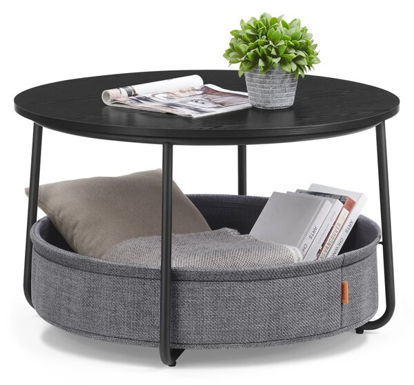 Masuta de cafea Vasagle Negru 75x75x45 cm