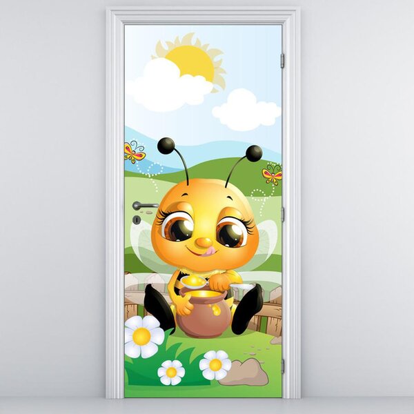 Fototapeta pentru ușă - albina (95x205cm)