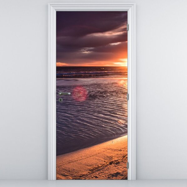 Fototapet pentru ușă - Apus de soare (95x205cm)