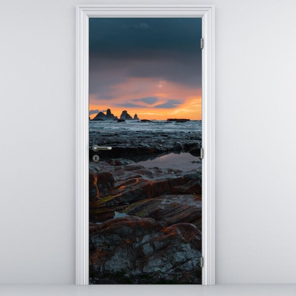 Fototapet pentru ușă - Peisaj în Noua Zeelandă (95x205cm)