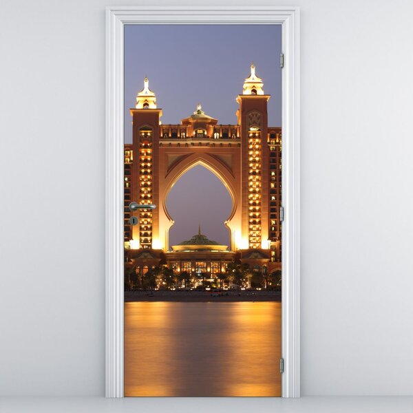 Fototapet pentru ușă - Constucții în Dubai (95x205cm)