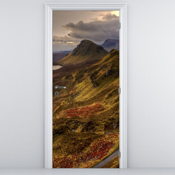 Fototapet pentru ușă - Munții Scoțieni (95x205cm)