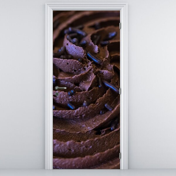 Fototapet pentru ușă - Brișe de ciocolată (95x205cm)