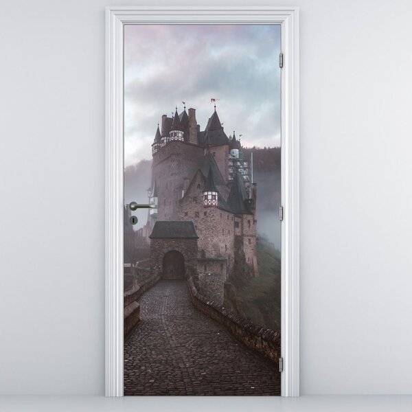 Fototapet pentru ușă - Eltz Castle (95x205cm)