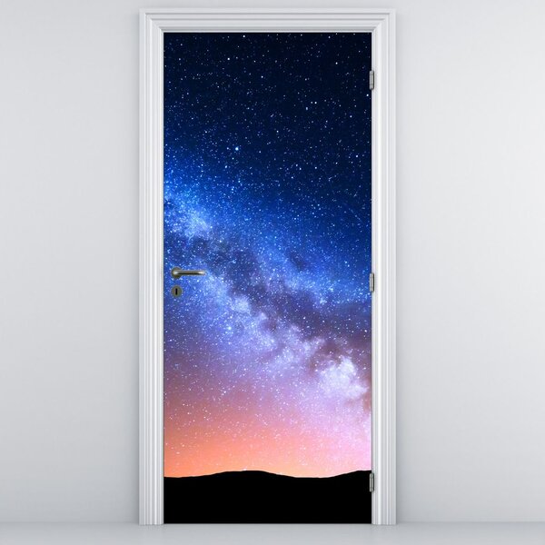 Fototapet pentru ușă - Frumusețea stelelor (95x205cm)
