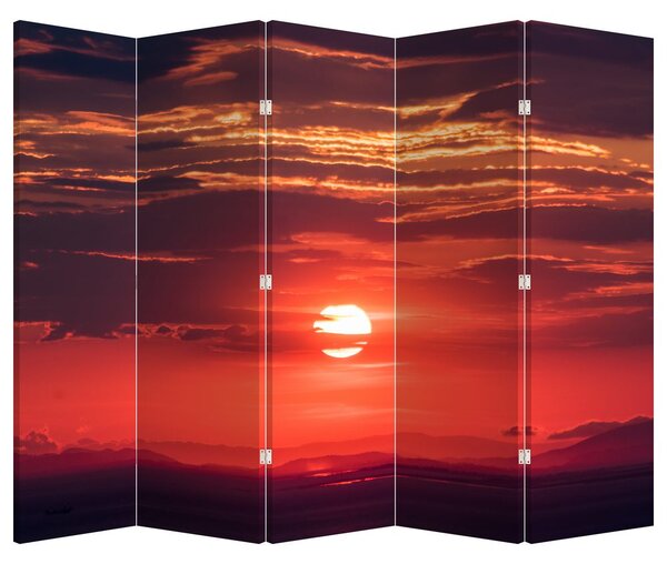 Paravan - Soarele colorat (210x170 cm)