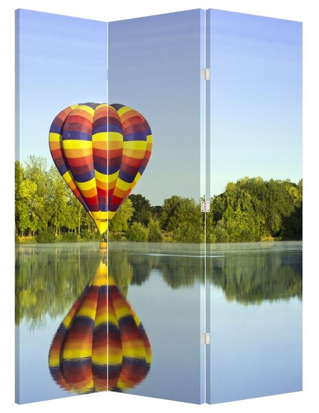 Paravan - Balon - aer cald pe un lac (126x170 cm)