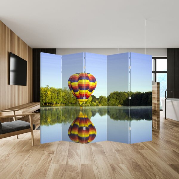 Paravan - Balon - aer cald pe un lac (210x170 cm)