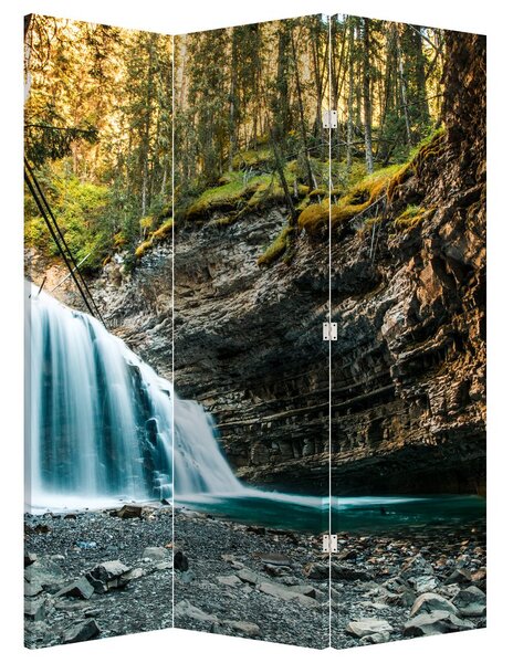 Paravan - Cascada de pădure (126x170 cm)