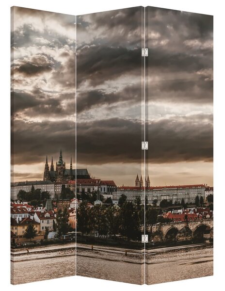 Paravan - Praga înnorită (126x170 cm)