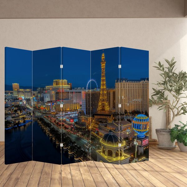 Paravan - Las Vegas nocturn (210x170 cm)