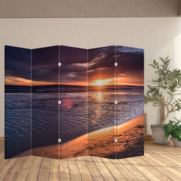 Paravan - Apus de soare (210x170 cm)