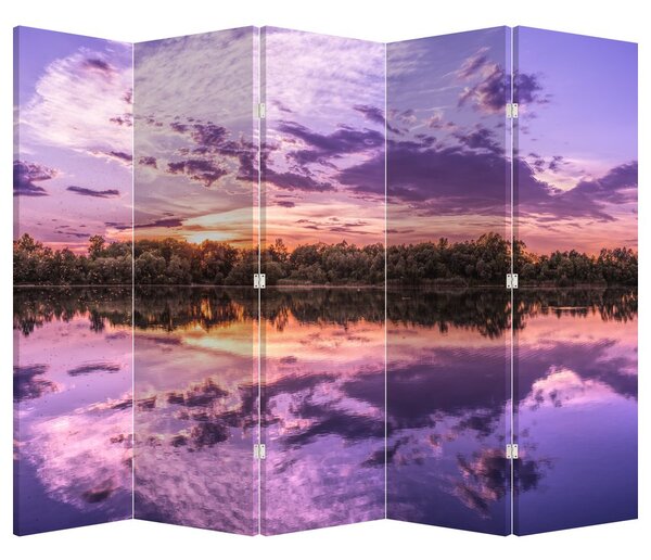 Paravan - Cerul violet (210x170 cm)