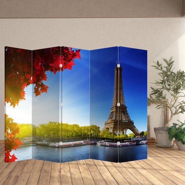 Paravan - Toamna la Paris (210x170 cm)