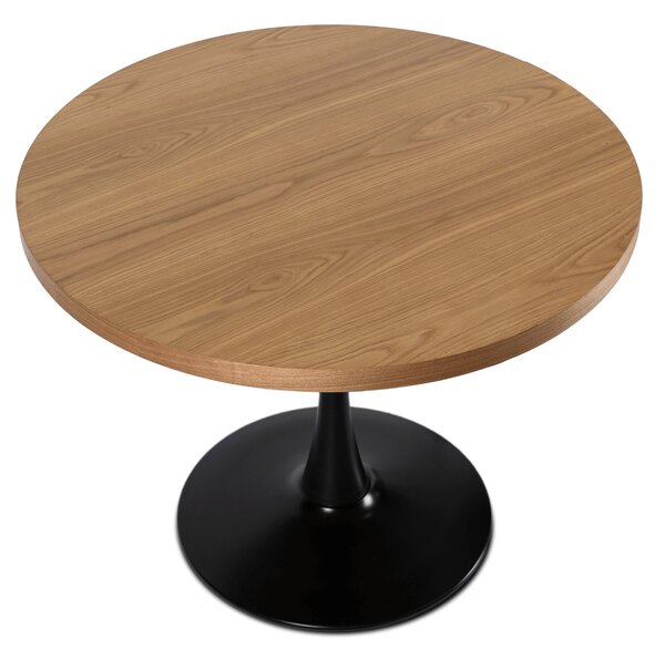 Masă sufragerie Luchan (stejar auriu + negru) (pentru 4 persoane). Promo -22%. 1119031
