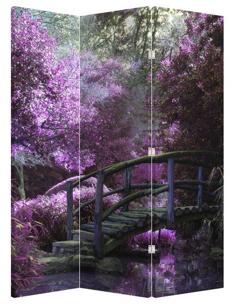 Paravan - Copaci violeți (126x170 cm)