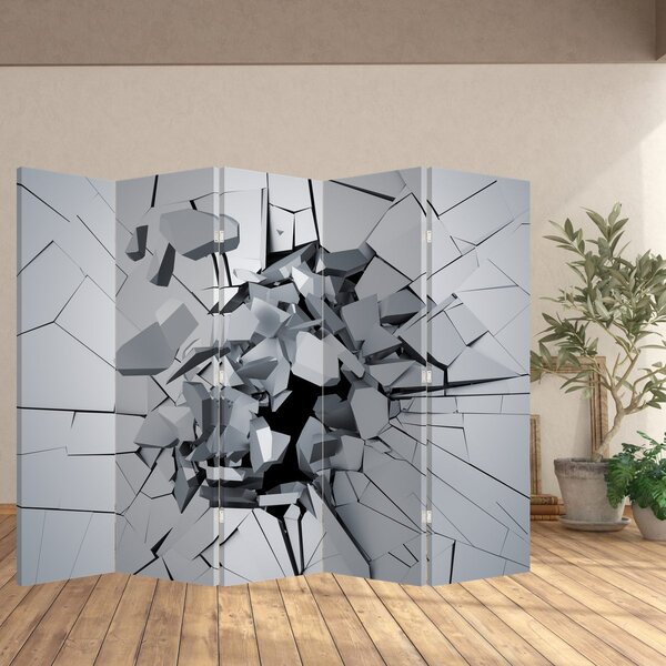 Paravan - Abstracție 3D (210x170 cm)