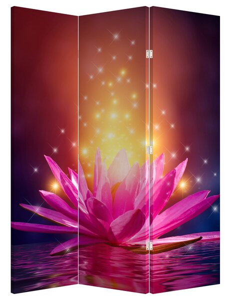 Paravan - Lotus pe apă (126x170 cm)