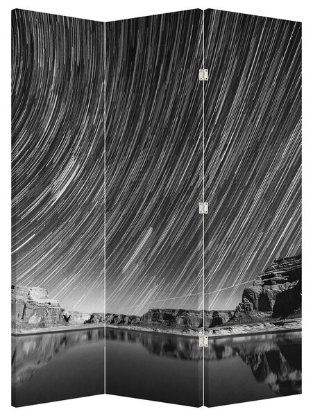 Paravan - Albnegru - cerul și stele- (126x170 cm)