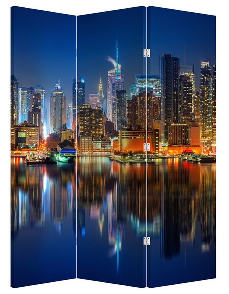 Paravan - Manhattan noaptea (126x170 cm)