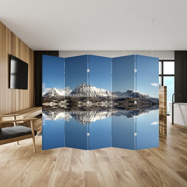 Paravan - Munți și reflectarea lor (210x170 cm)