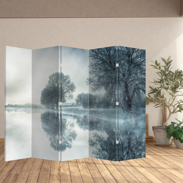 Paravan - Natura iarna (210x170 cm)