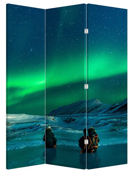Paravan - Oameni la Aurora borealis (126x170 cm)