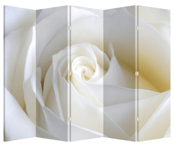 Paravan - Trandafir alb (210x170 cm)