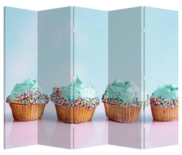 Paravan - Cupcakes (210x170 cm)