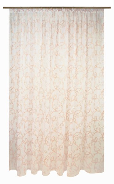 Perdea Velaria in geometric portocaliu, 300x245 cm
