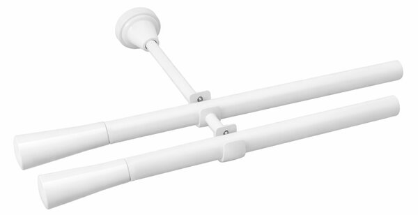 Galerie dubla alb fi 16 oferta 110 cm