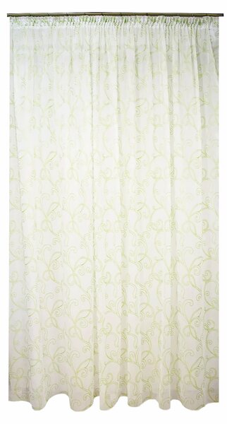 Perdea Velaria in geometric verde, 300x245 cm