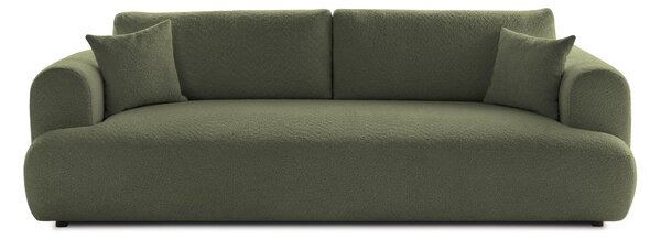 Canapea Extensibilă 3 locuri NOA, cu ladă depozitare, 244x108x80 cm, Verde-Anthology