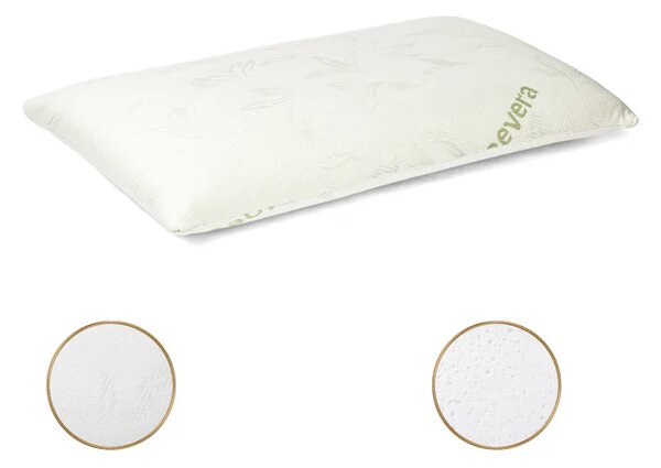 Perna Memory Foam 40x70 cm Aloe Vera