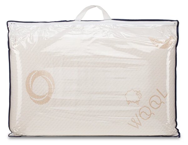 Perna Memory Foam Tricot Wool (Lana) 40x70 cm