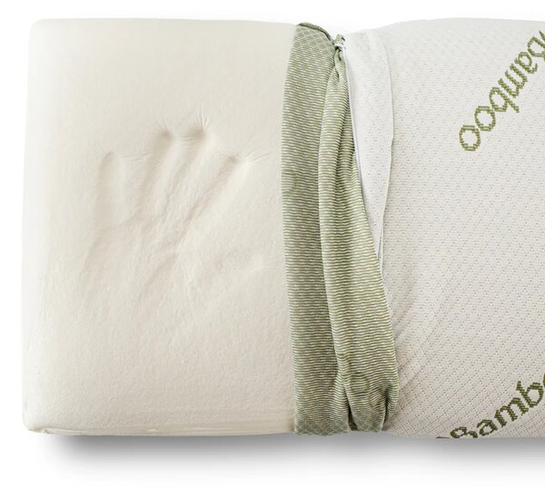 Perna Memory Foam Tricot Bamboo 40x70 Cm