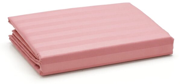 Lenjerie de pat damasc microsatinat 200x220 cm Roz
